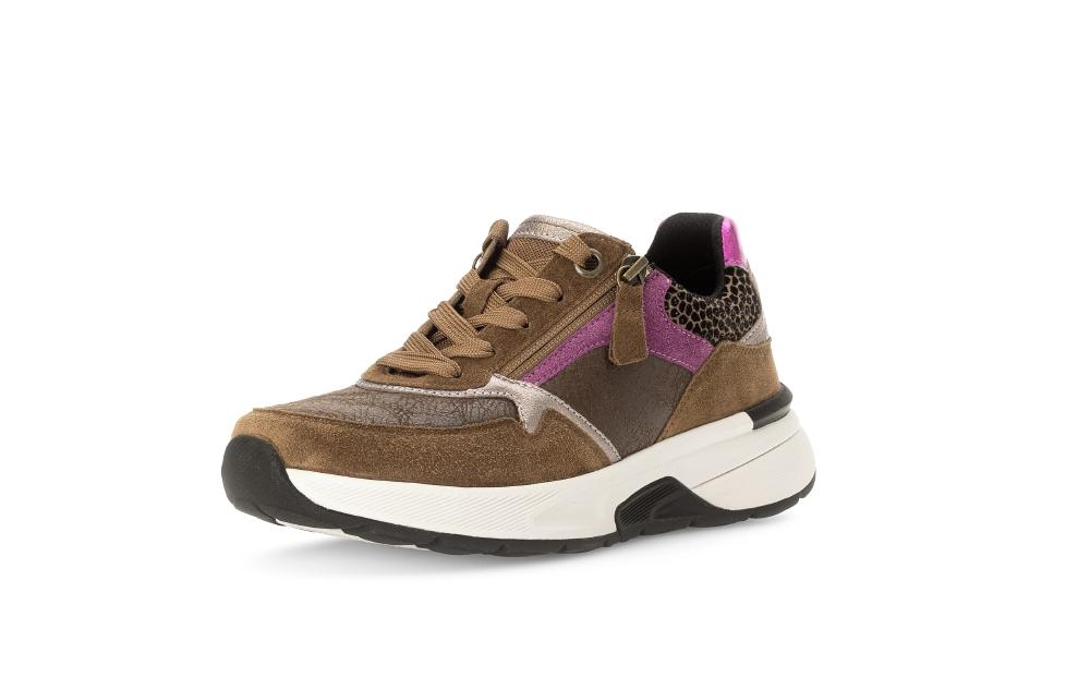 Gabor Rollingsoft Sneakers Donkerbruin