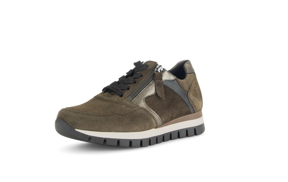 Gabor Sneakers Flessengroen