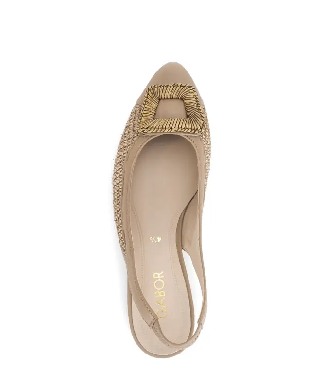 Gabor Slingbacks Beige