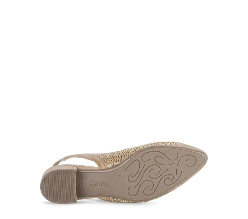 Gabor Slingbacks Beige