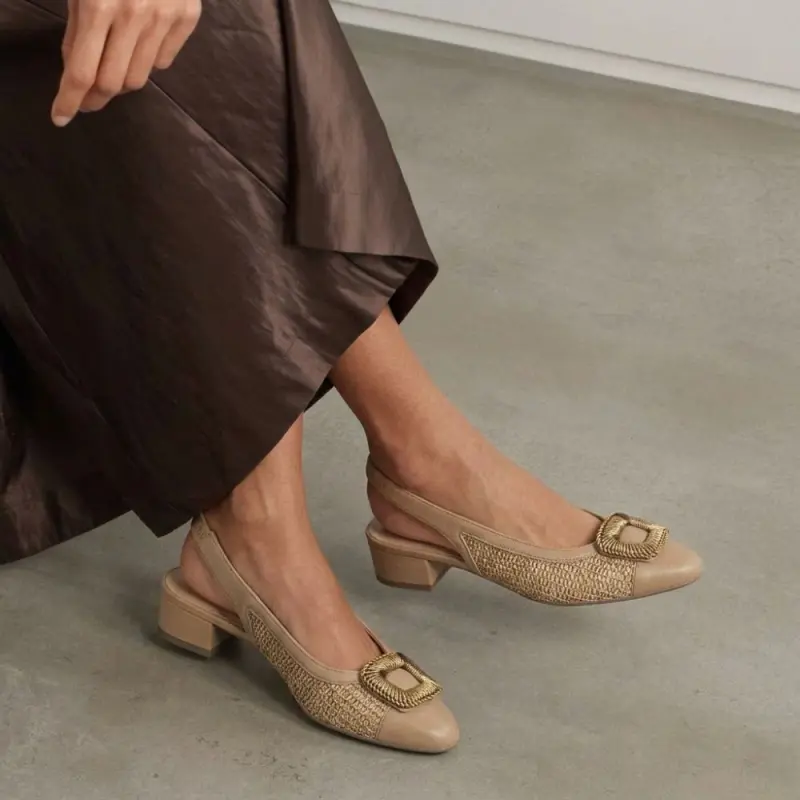 Gabor Slingbacks Beige