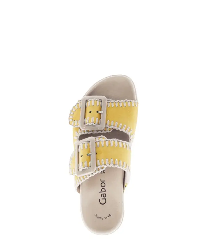 Gabor Slippers Geel