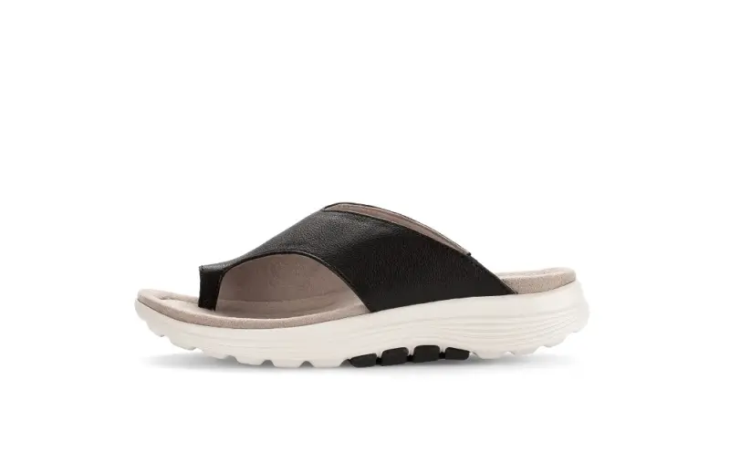 Gabor Rollingsoft Slippers Zwart