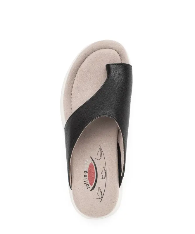 Gabor Rollingsoft Slippers Zwart