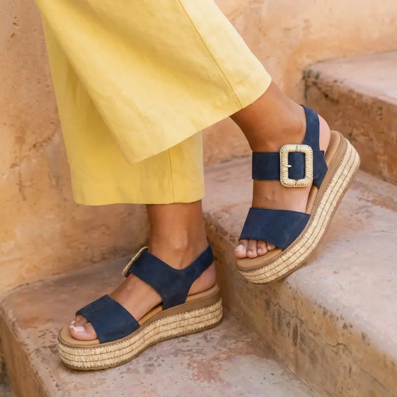 Gabor Sandalen Nachtblauw