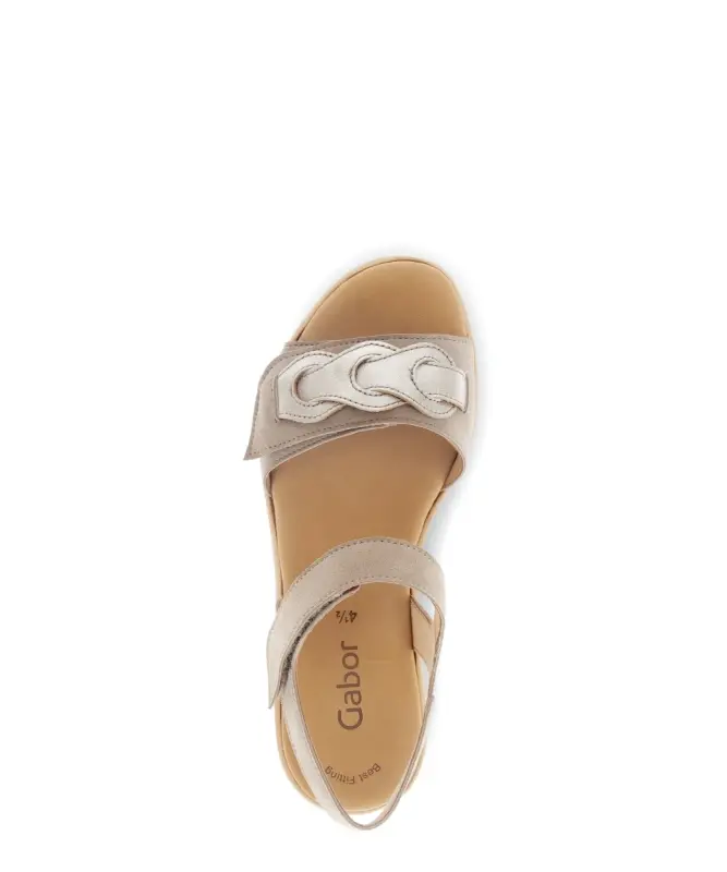 Gabor Sandalen Taupe