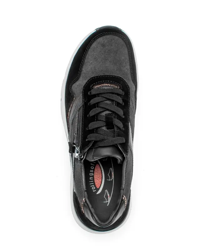 Gabor Rollingsoft Sneakers Antraciet