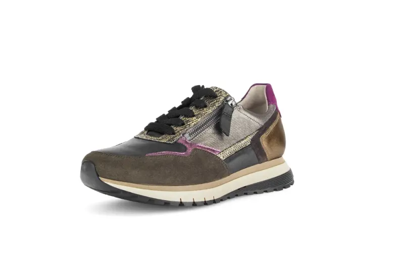 Gabor Sneakers Flessengroen