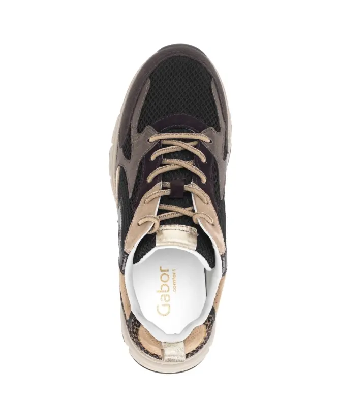 Gabor Sneakers Donkerbruin