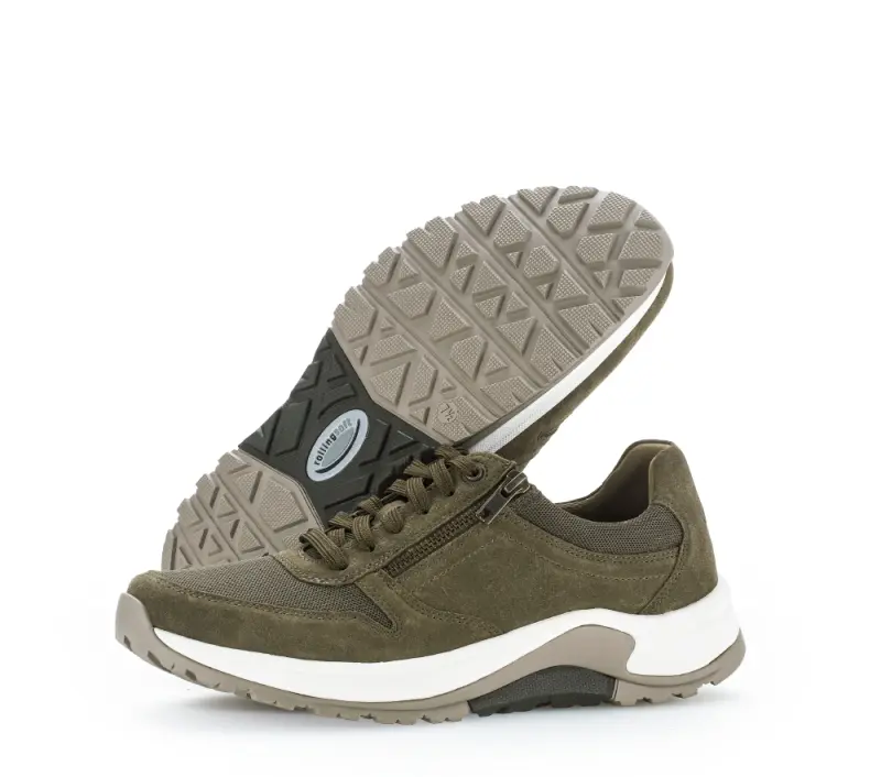 Pius Gabor Rollingsoft Sneakers Flessengroen