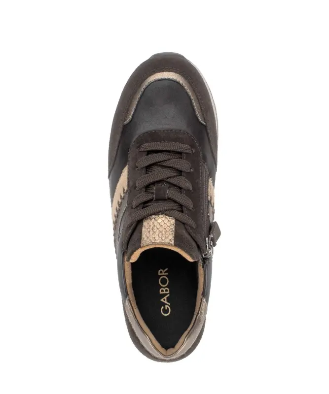 Gabor Sneakers Donkerbruin