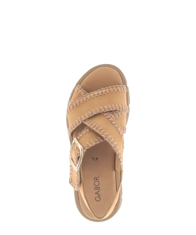 Gabor Sandalen Cognac