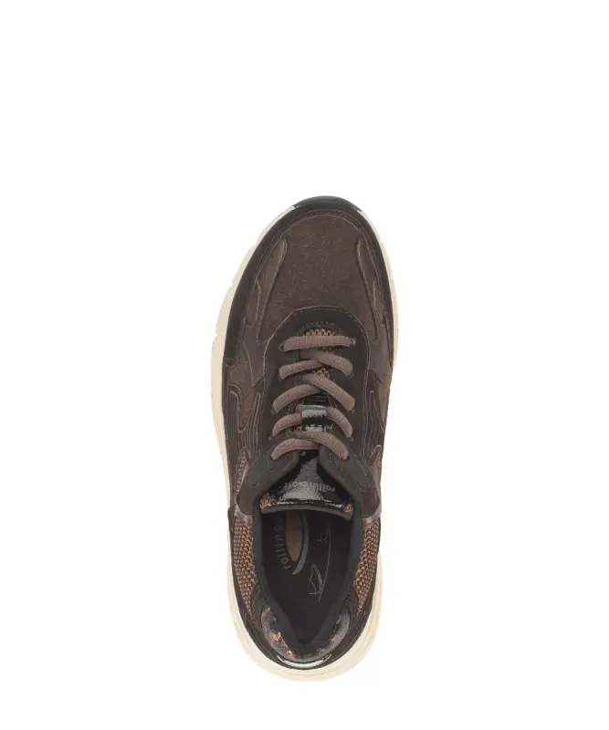 Gabor Rollingsoft Sneakers Donkerbruin