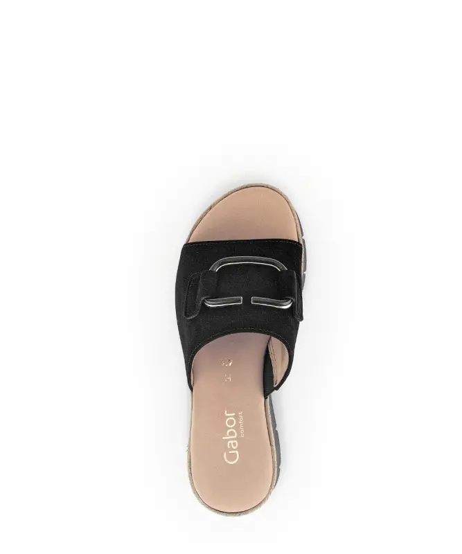 Gabor Slippers Zwart