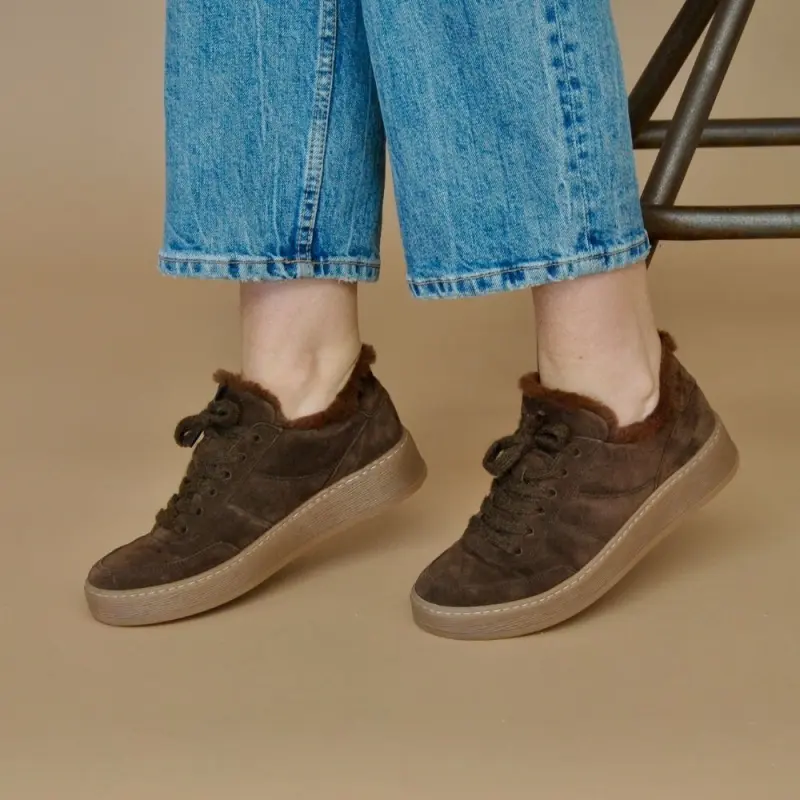 Gabor Sneakers Donkerbruin