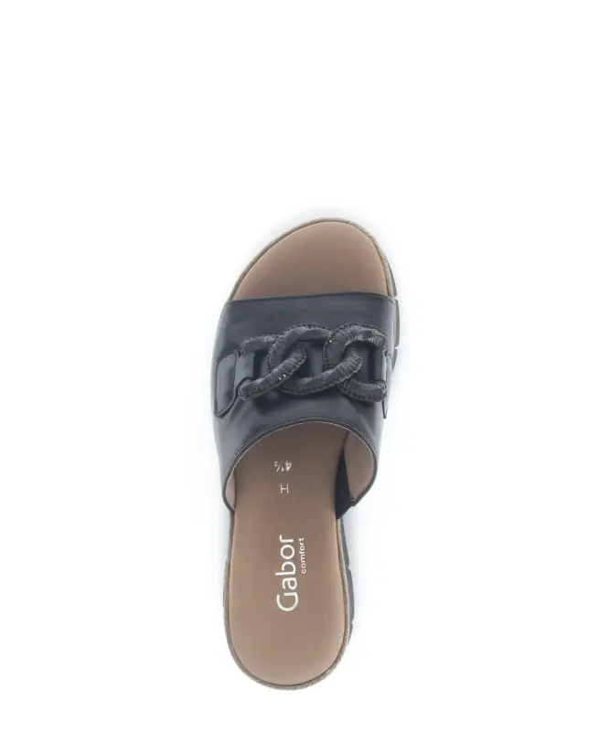 Gabor Slippers Zwart