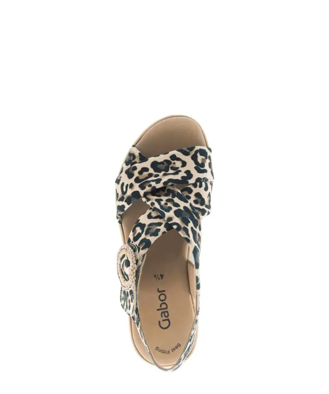 Gabor Sandalen Donkerbruin