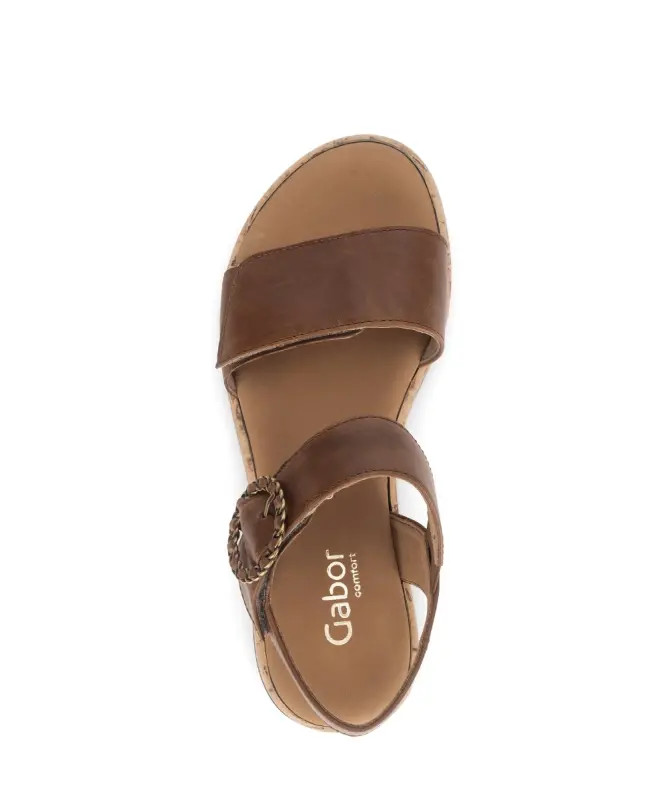 Gabor Sandalen Cognac