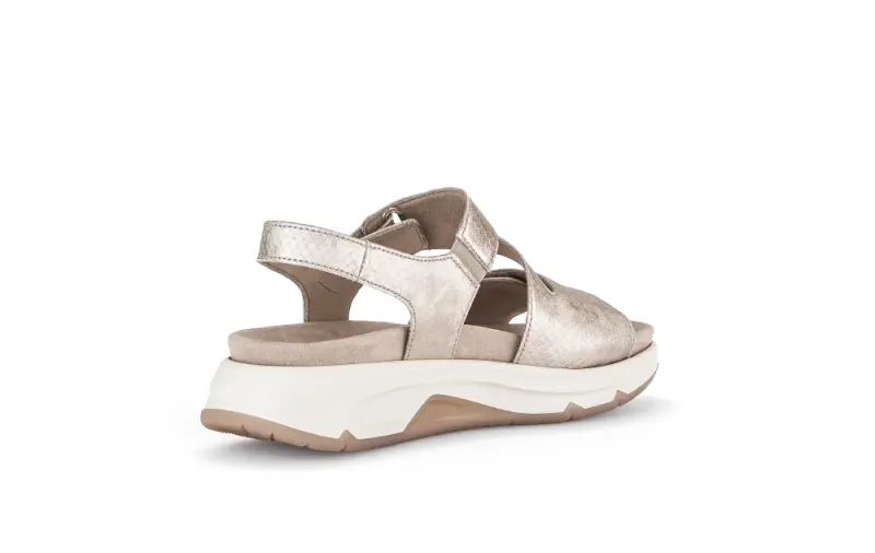 Gabor Rollingsoft Sandalen Goud