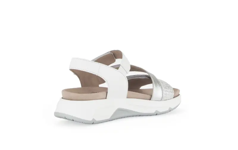 Gabor Rollingsoft Sandalen Zilver
