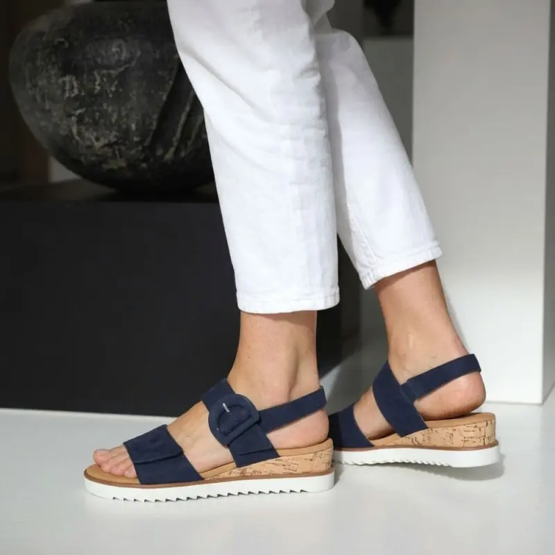 Gabor Sandalen Nachtblauw