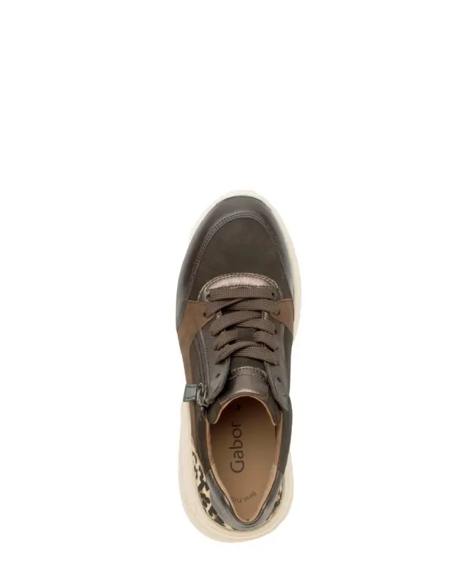 Gabor Sneakers Donkerbruin