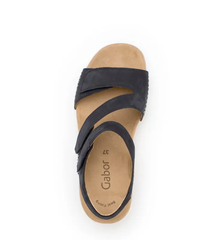 Gabor Sandalen Nachtblauw