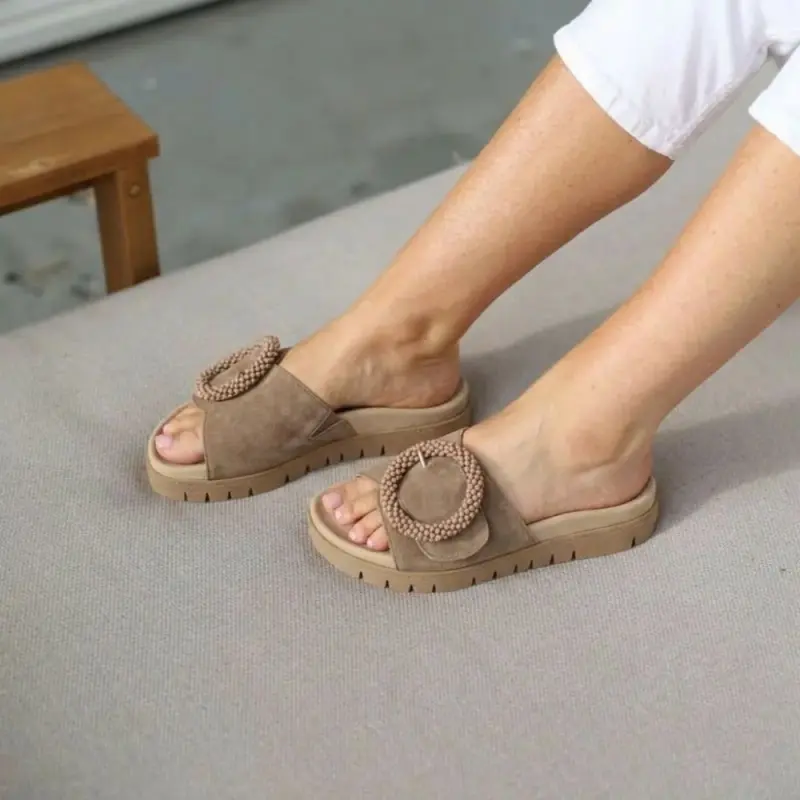 Gabor Slippers Taupe