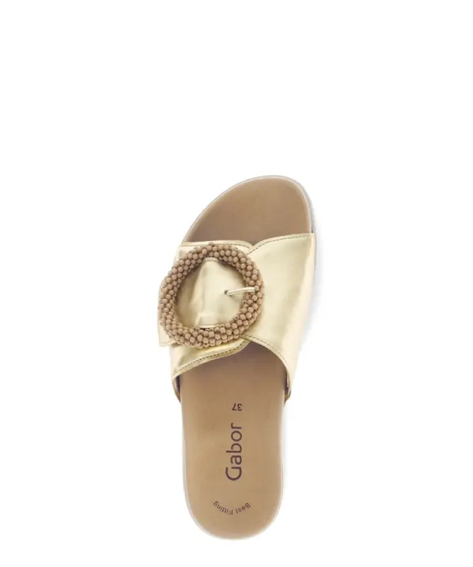 Gabor Slippers Goud