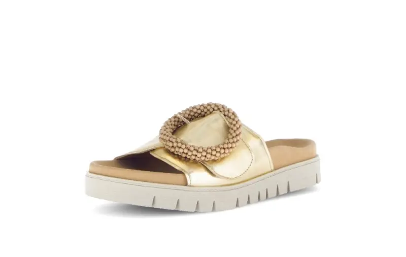 Gabor Slippers Goud
