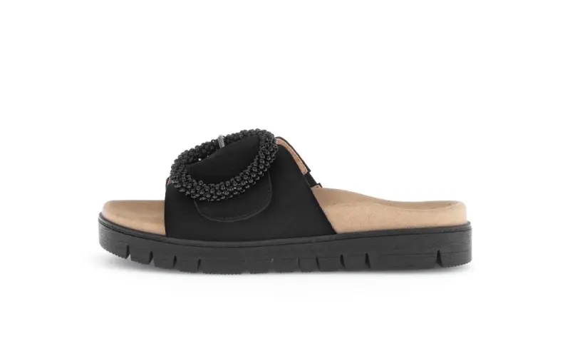 Gabor Slippers Zwart