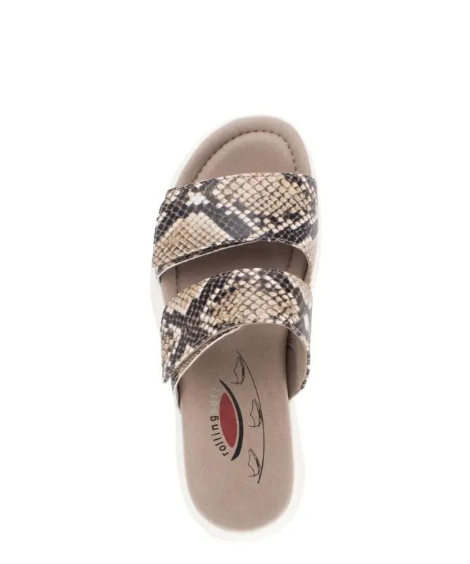 Gabor Rollingsoft Slippers Taupe