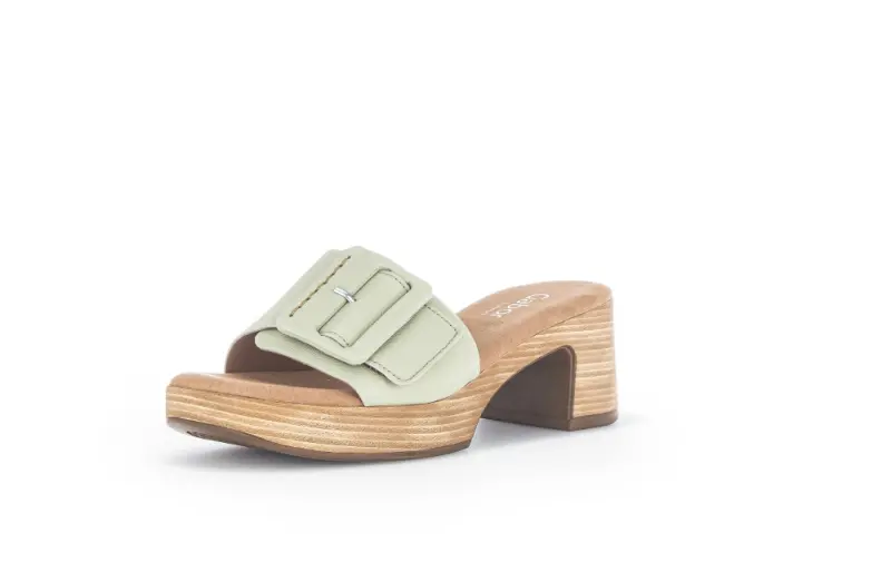 Gabor Slippers Lichtgroen