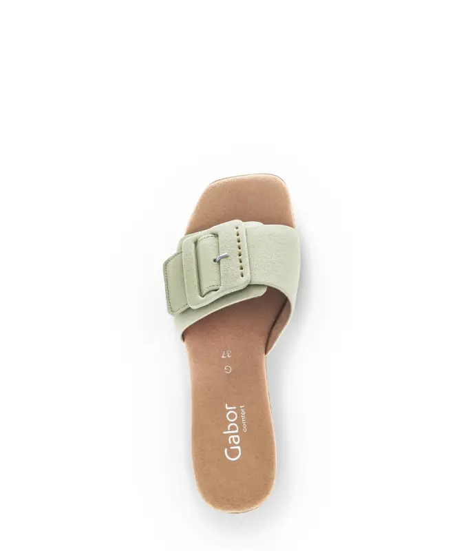 Gabor Slippers Lichtgroen