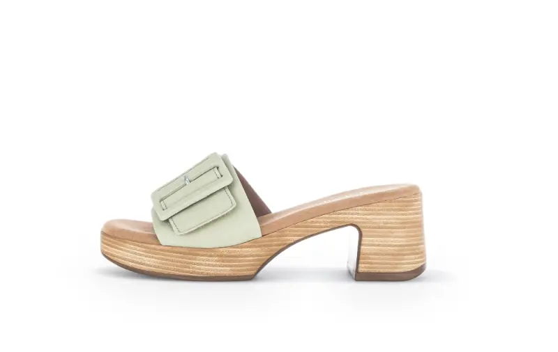 Gabor Slippers Lichtgroen