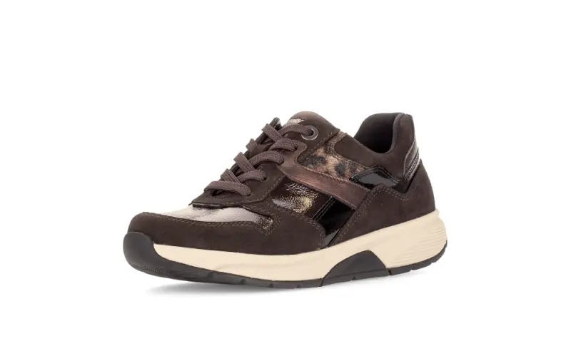 Gabor Rollingsoft Sneakers Donkerbruin