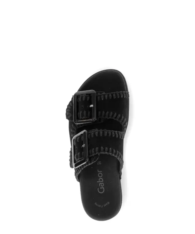 Gabor Slippers Zwart