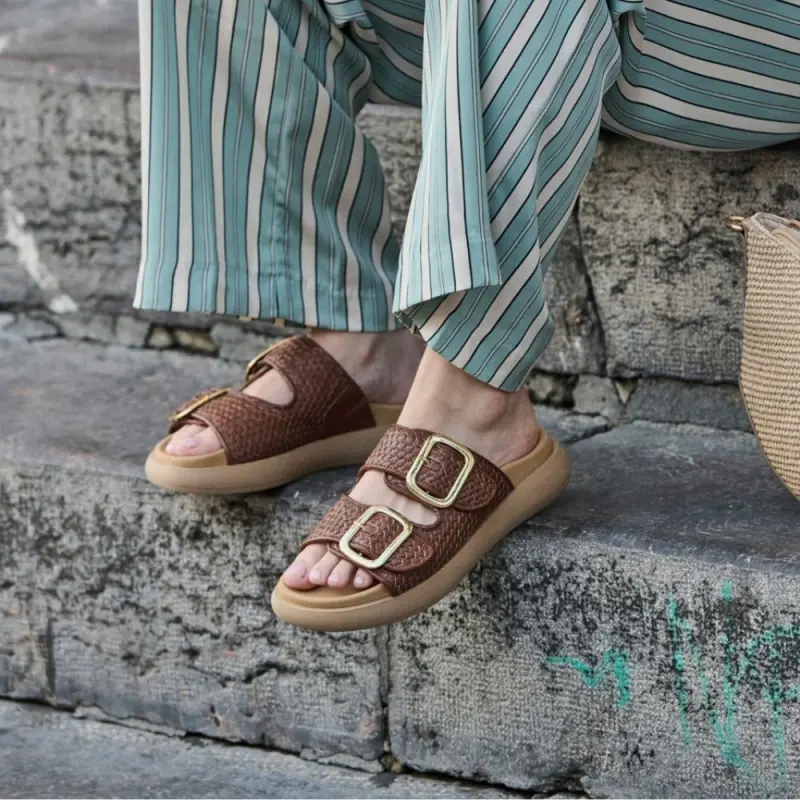 Gabor Slippers Donkerbruin