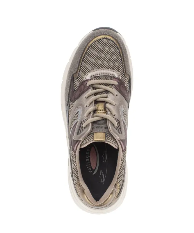 Gabor Rollingsoft Sneakers Taupe