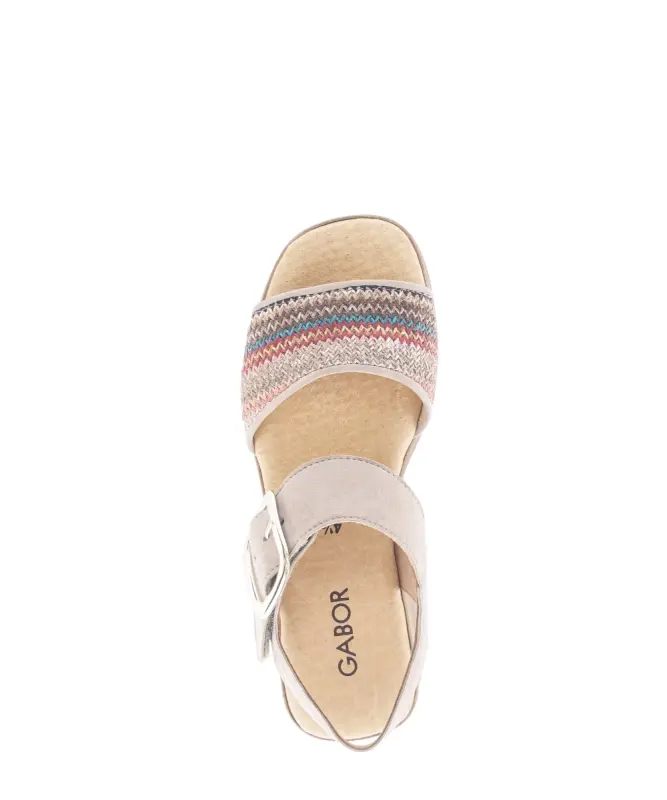 Gabor Sandalen Taupe