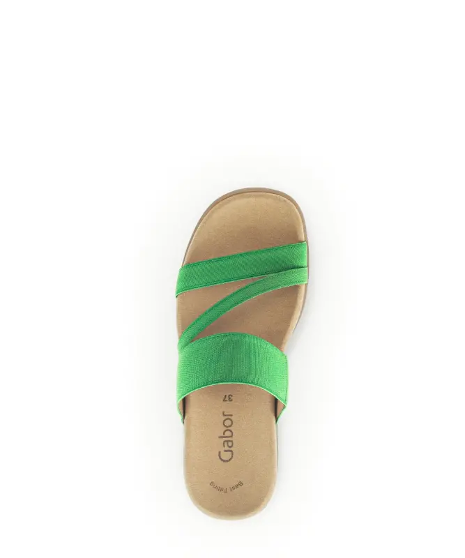 Gabor Slippers Grasgroen