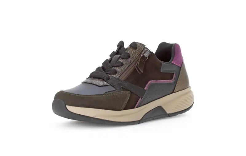 Gabor Rollingsoft Sneakers Flessengroen