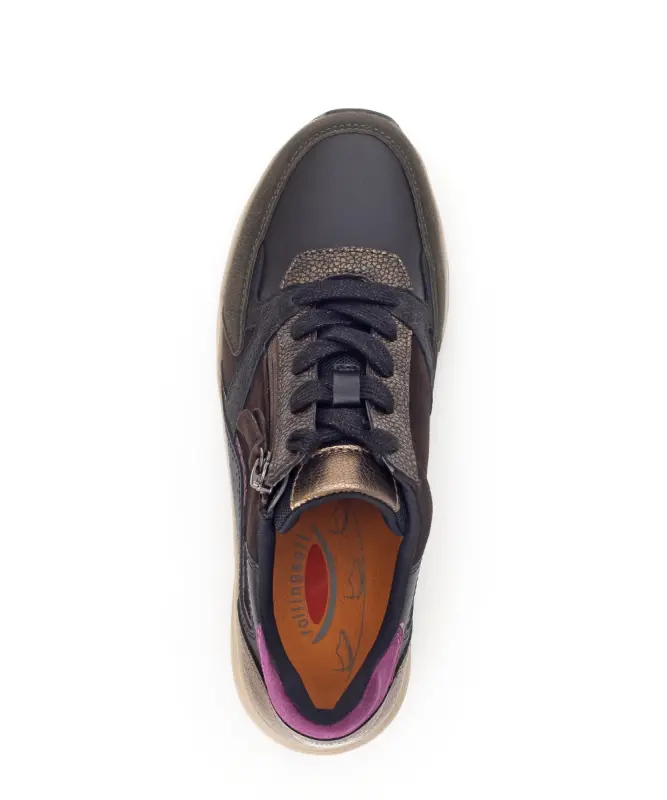 Gabor Rollingsoft Sneakers Flessengroen