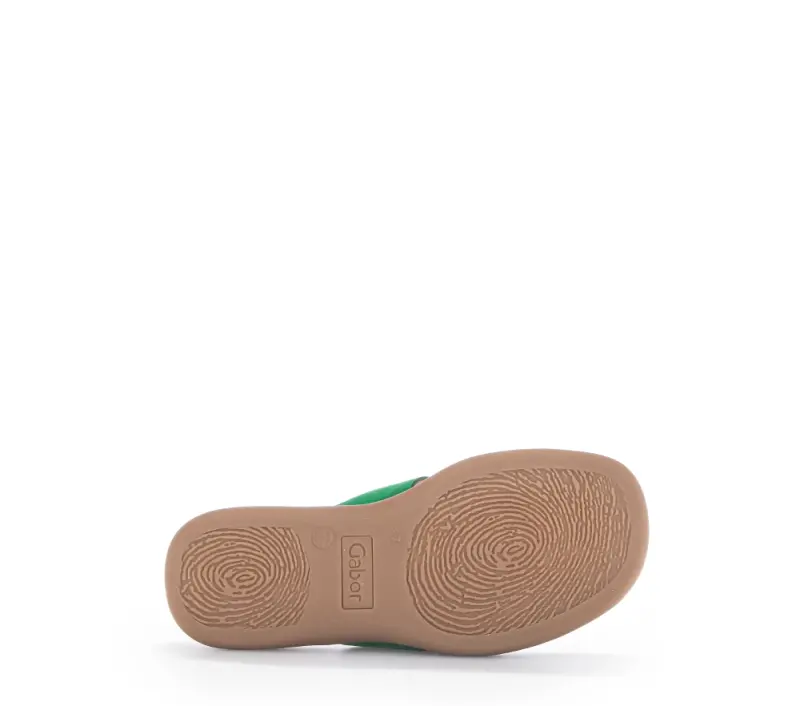 Gabor Slippers Grasgroen