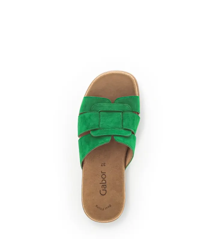 Gabor Slippers Grasgroen