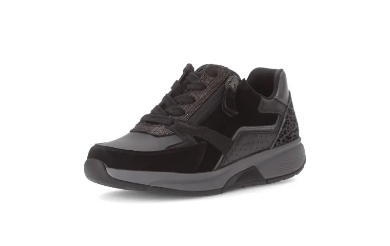 Gabor Rollingsoft Sneakers Zwart