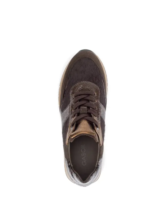 Gabor Sneakers Donkerbruin