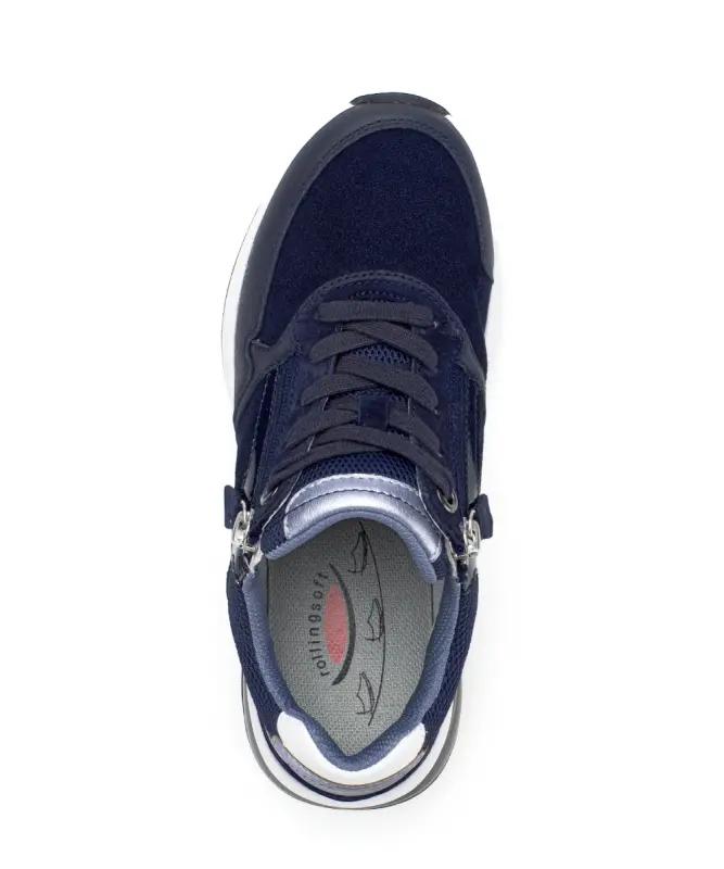 Gabor Rollingsoft Sneakers Nachtblauw