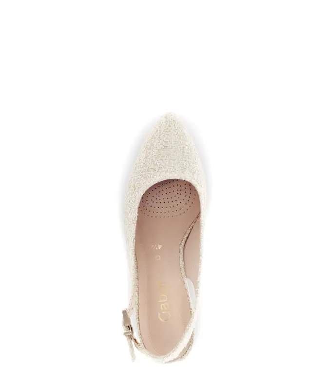 Gabor Slingbacks Beige