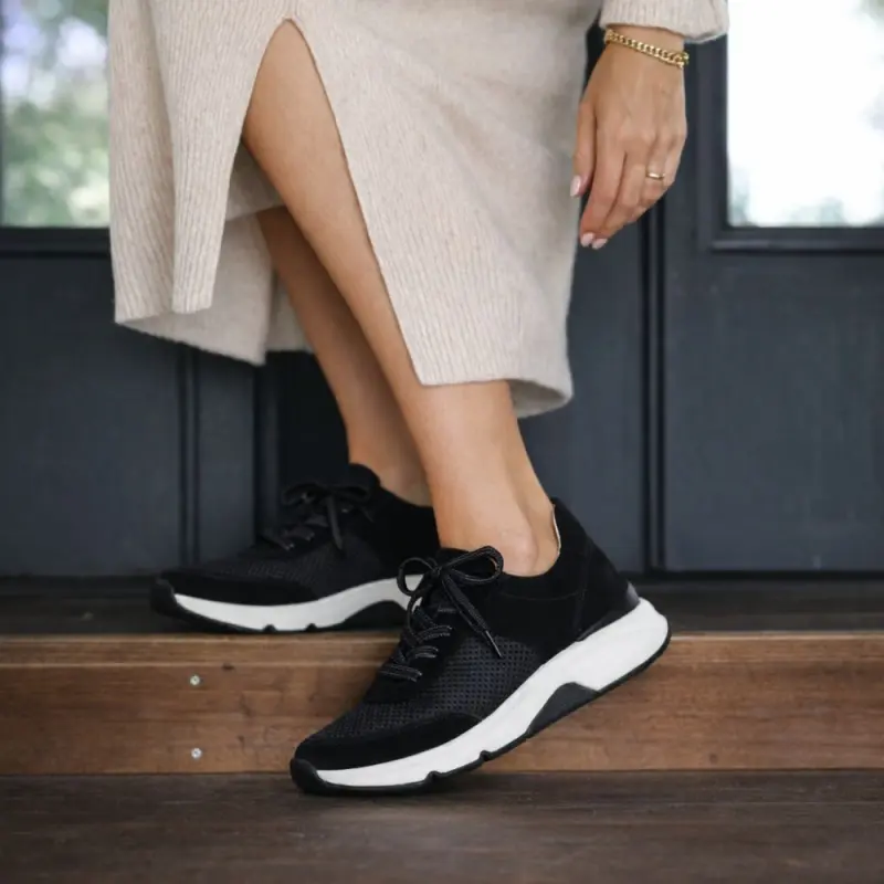Gabor Rollingsoft Sneakers Zwart